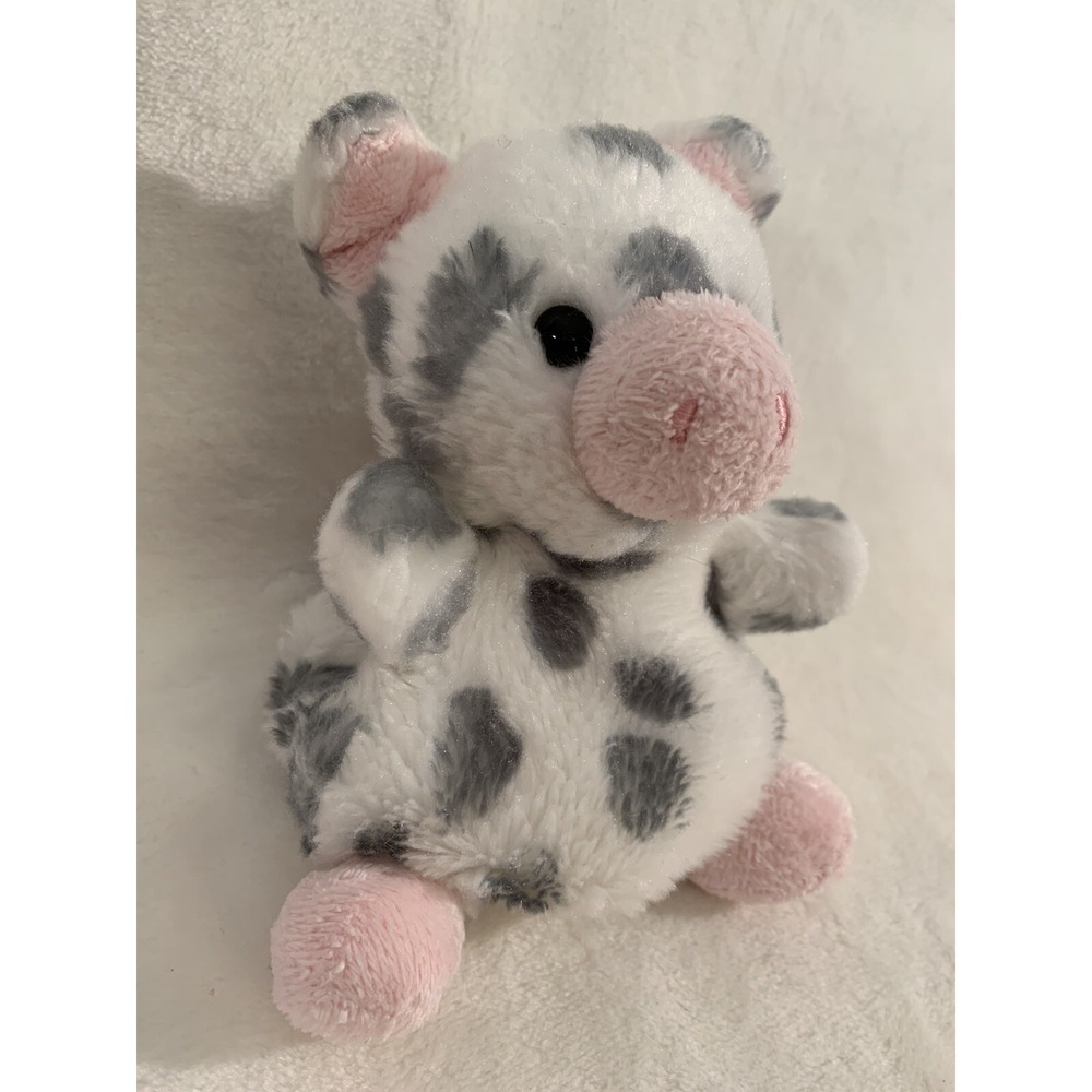 5" Aurora World Palm Pals Plush - Piggles Spotted Piglet Beanie Stuffed Animal‎ - Picture 2 of 10